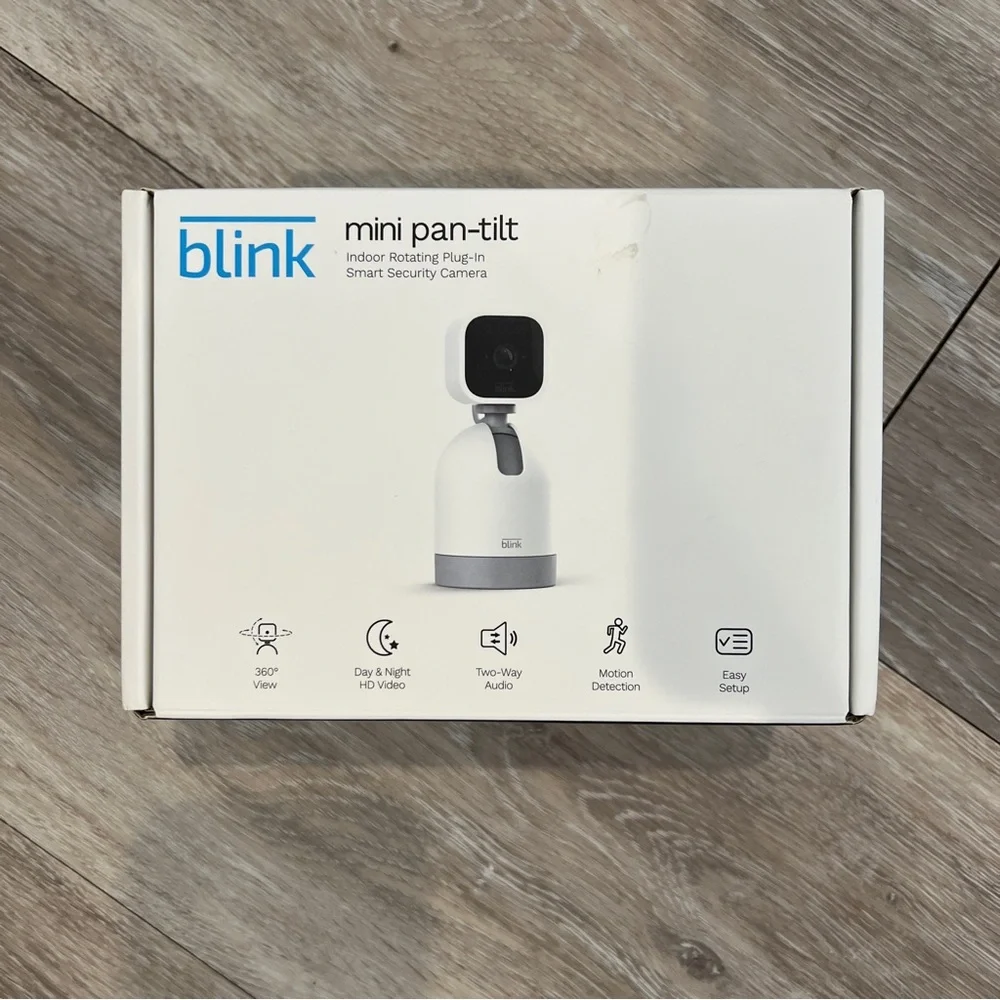 Blink Mini Pan-Tilt Camera - open box, unused